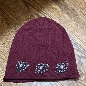 Nordstrom Garnet Embellished Beanie